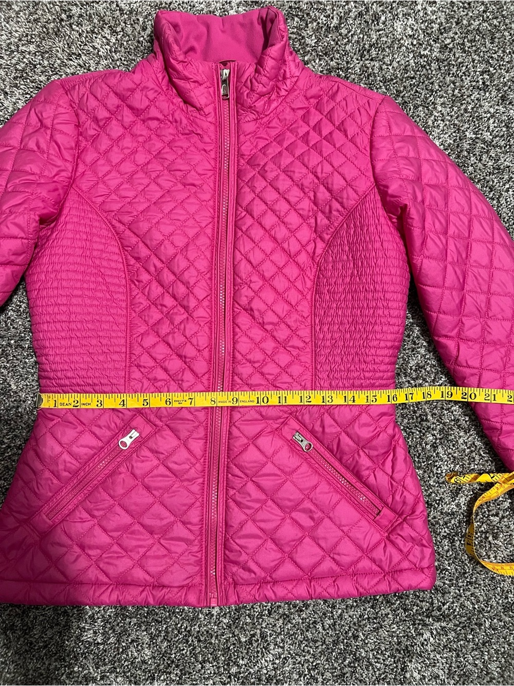 The North Face Women's Quilted Hot Pink Zip Jacket M - Picture 12 of 16